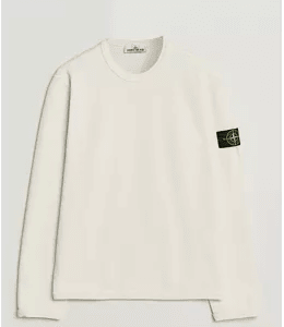 Stone Island Mesh Stitch Crewneck Ivory