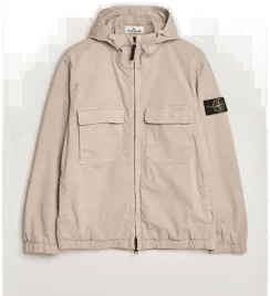 Stone Island Stretch Cotton Twill Hood Jacket