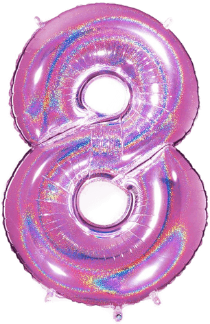 Tallballong Glitter Rosa 8 - Ballongkungen