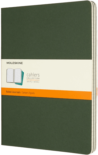 Moleskine Cahier Notebook XL Linjert