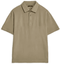 Zanone Soft Cotton Piquet Polo Taupe