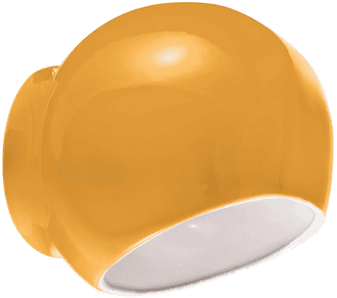 Ferroluce Ayrton keramisk vegglampe, gul