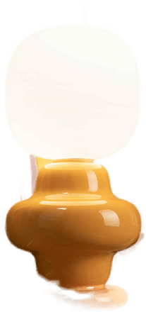 Ferroluce Copacabana bordlampe, gul