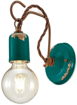 Ferroluce C665 vegglampe grønn