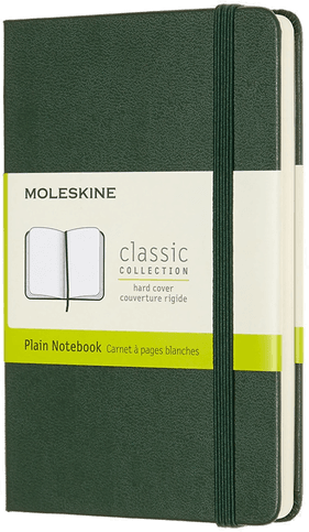 Moleskine Classic Hard Cover Notebook Pocket Myrtle Green
