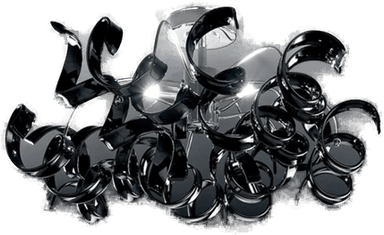 Metallux taklampe ASTRO, 3 lys, svart