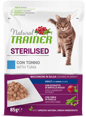 Trainer Natural Cat Adult Sterilisert Tunfisk 24 x 85 g