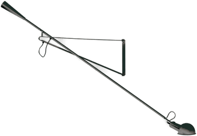 Flos 265 Vegglampe Svart