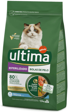Affinity Ultima Sterilized Hairball ørret 4,5 kg