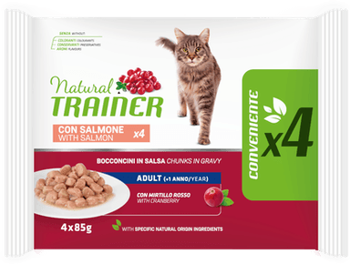 Trainer Natural Cat Adult Laks 60 x 85 g