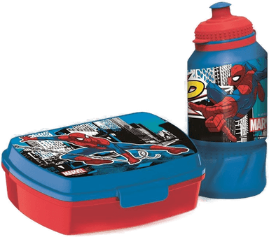 Marvel Spiderman Matboks og Drikkeflaske
