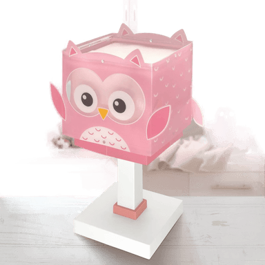Dalber bordlampe Little Owl rosa