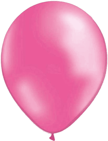 Ballongkungen Metallic Rosa 100-pakning