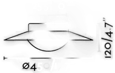 Faro Barcelona LED-vegglampe Side 450, svart/gull