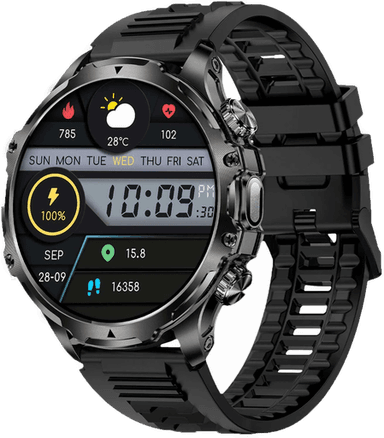 KSIX Venture Smartklokke - Svart