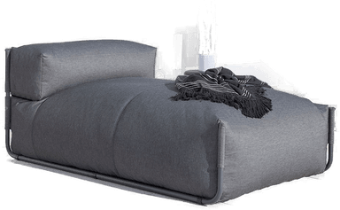 Kave Home Loungeseng Square Grå