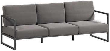 Kave Home Sofa Comova 3-seter Svart