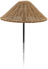 Kave Home Bordlampe Urania Brun