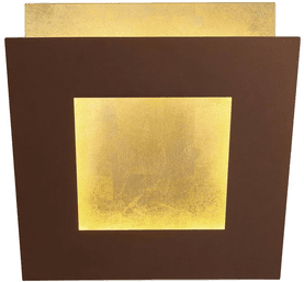 Mantra Iluminación LED-vegglampe Dalia, corten/gull