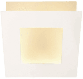 Mantra Iluminación LED-vegglampe Dalia, hvit