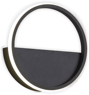 Mantra Iluminación Kitesurf LED-vegglampe, svart Ø 25 cm