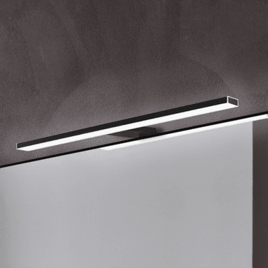 Ebir Pandora LED-speilbelysning, matt svart