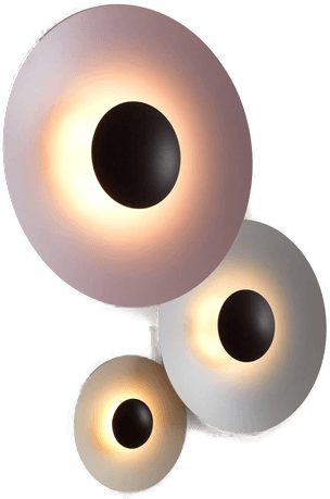 Marset Ginger 32C LED-vegglampe Ø32cm lilla