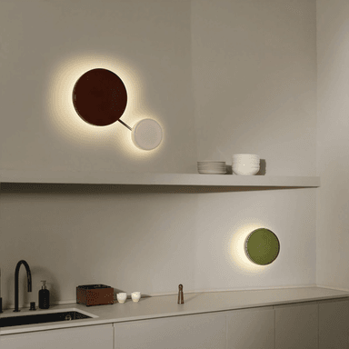 Marset LED-vegglampe Caramel, Ø 22 cm