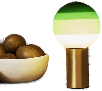Marset Dipping Light bordlampe grønn/messing