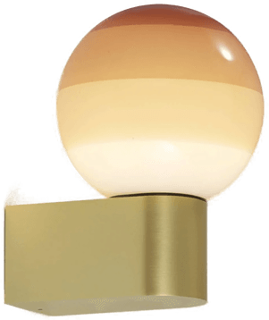 Marset Dipping Light A1, kremfarget/messing