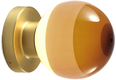 Marset Dipping Light A2 vegglampe krem/messing