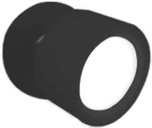 Newgarden LED-vegglampe Roll 8, svart