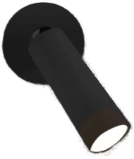 Newgarden LED-vegglampe Roll 4, svart