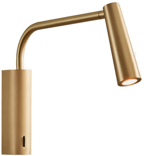 LEDS-C4 Gama Extend vegglampe, gullfarget matt