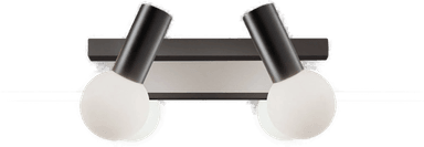 LEDS-C4 Mist vegglampe 2 lys svart