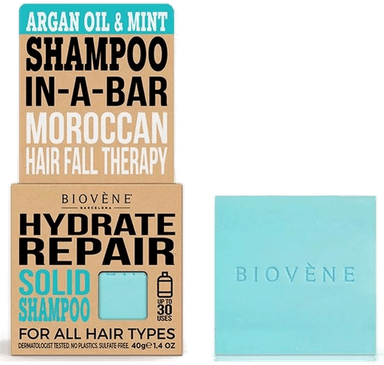 Biovène Argan Oil & Mint Shampoo Bar