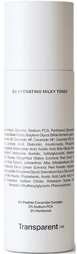Niche Beauty Lab Transparent Lab C4 Hydrating Milky Toner