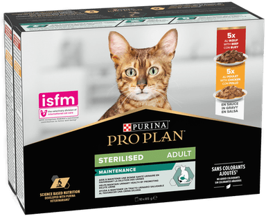 Pro Plan Cat Sterilised Adult 10 x 85 g