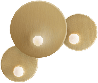 LEDS-C4 Trip vegglampe, gull matt