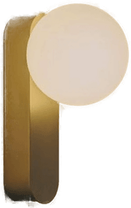 LEDS-C4 Perlina LED-vegglampe, gullfarget