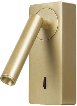 Forlight LED-vegglampe Colo, gullfarget