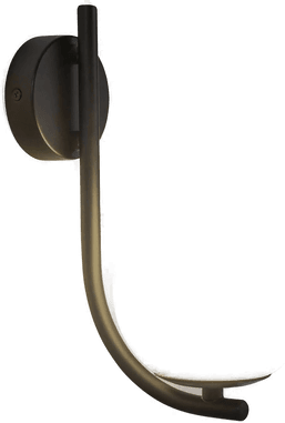 Forlight Sfera Single vegglampe, svart