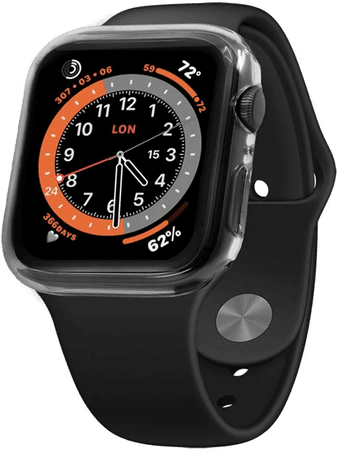 Fixed Pure Deksel med Skjermbeskyttelse for Apple Watch 44 mm