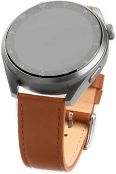 Fixed Ekte Skinn Rem 22mm Brun