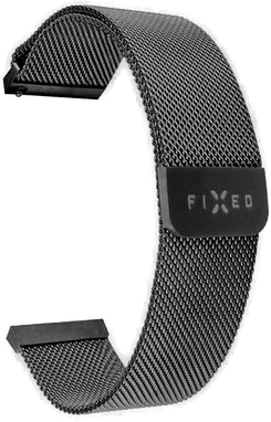 Fixed Mesh Rem til Smartwatch 20mm - Svart