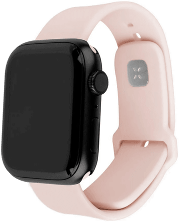 Fixed Silikonremsett Apple Watch 42/44/45mm Rosa