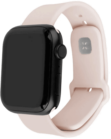 Fixed Silikonremsett Apple Watch Rosa
