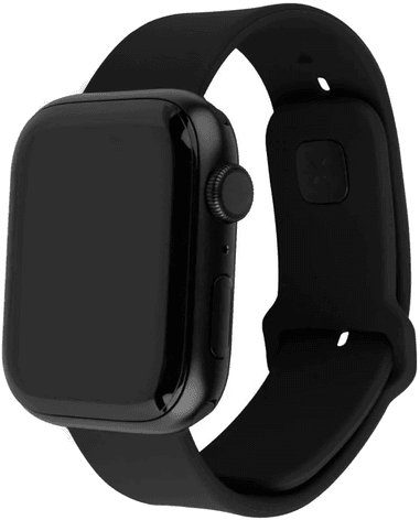 Fixed Silikonremsett Apple Watch Ultra-2/49mm - Svart