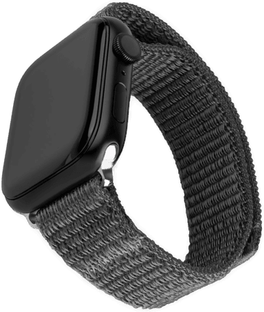 Fixed Nylonreim til Apple Watch Mørk grå
