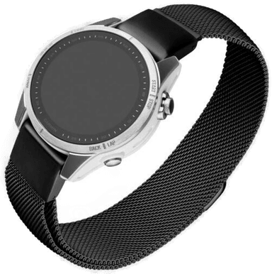 Fixed Mesh Strap Garmin 20mm - Svart